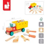 Janod: Ciężarówka do składania i ciągnięcia Brico Kids 2+ - obrazek 3