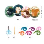 Djeco: ZESTAW ART haftowanie od podstaw WIEWIÓRKA 3+ - obrazek 2