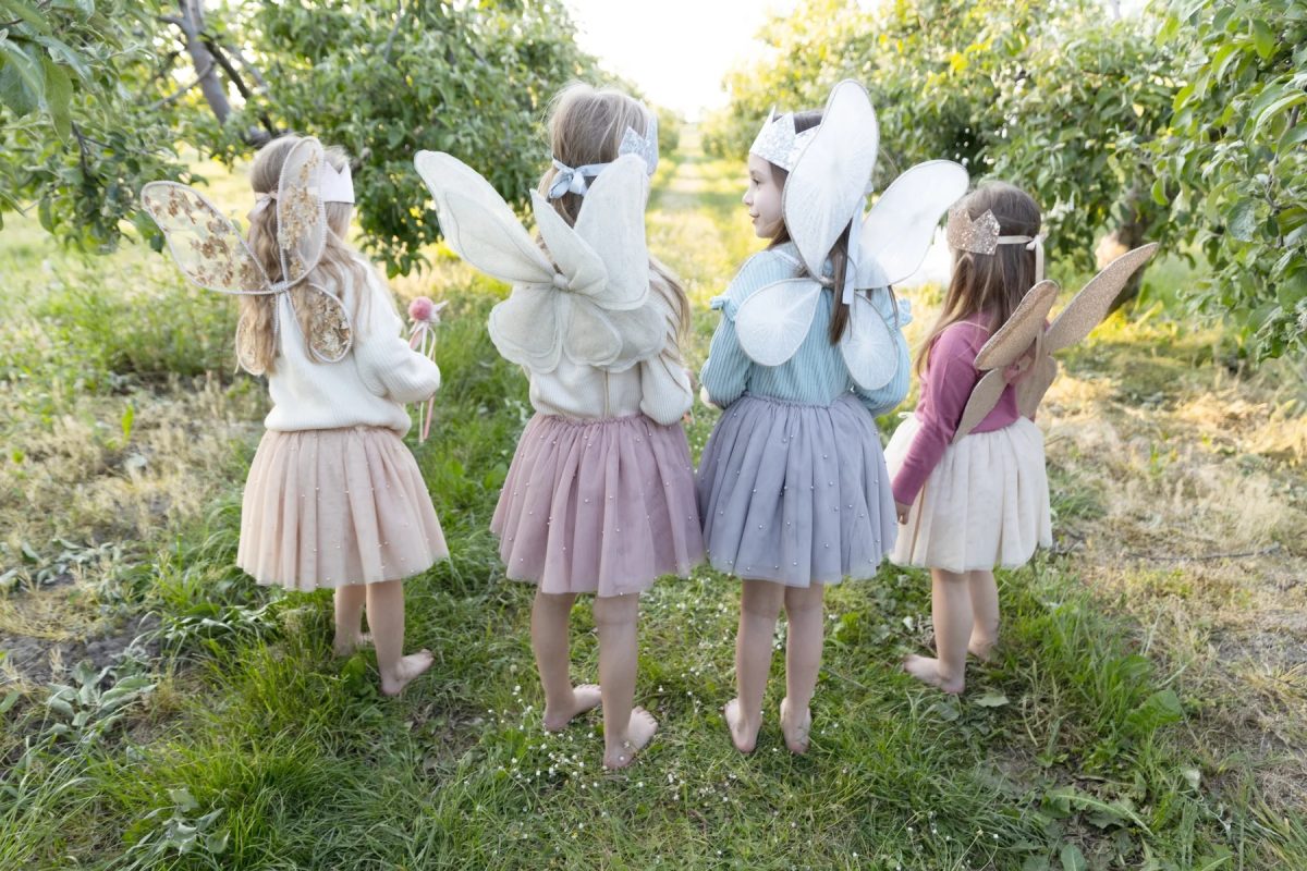 1018x Billy loves Audrey: spódniczka Tutu Audrey z perłami / bashful blush - obrazek 2