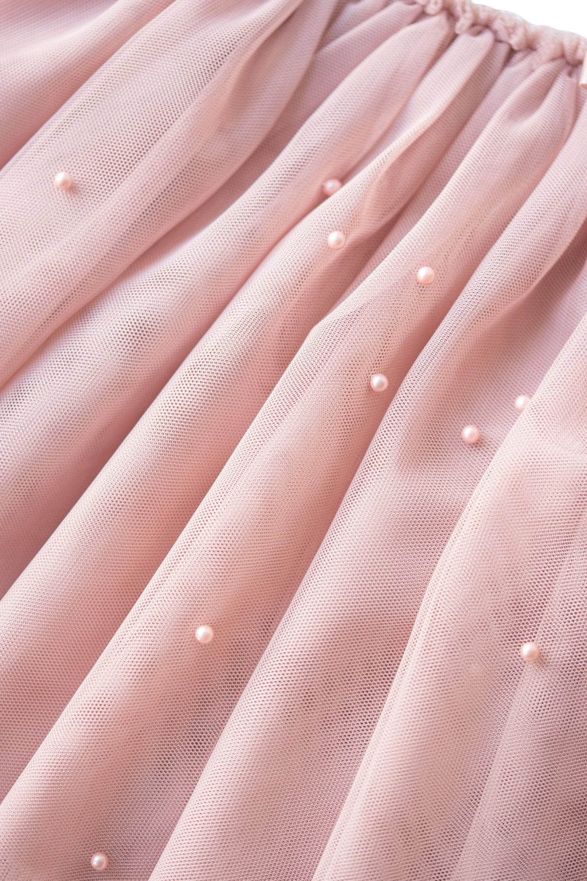1018xx Billy loves Audrey: spódniczka Tutu Audrey z perłami / bashful blush - obrazek 3