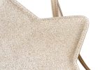 Billy loves Audrey: Brokatowa torebka GWIAZDA / champagne gold - obrazek 2