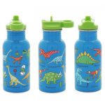 Tyrrell Katz: DINOZAURY - stalowy bidon ze słomką - obrazek 2