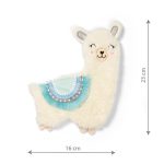 BabyOno: Przytulanka - szeleścik LLAMA LULU niebieska - obrazek 4