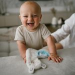 BabyOno: Przytulanka - szeleścik LLAMA LULU niebieska - obrazek 2