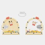 TOPBRIGHT: nakarm kurę drewniana gra zręcznościowa - obrazek 3