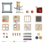 TOPBRIGHT: mistrz motoryki małej kostka edukacyjna 10w1 - obrazek 4