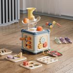 TOPBRIGHT: mistrz motoryki małej kostka edukacyjna 10w1 - obrazek 2