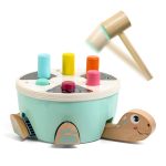 TOPBRIGHT: drewniana wbijanka żółw - gra motoryczna