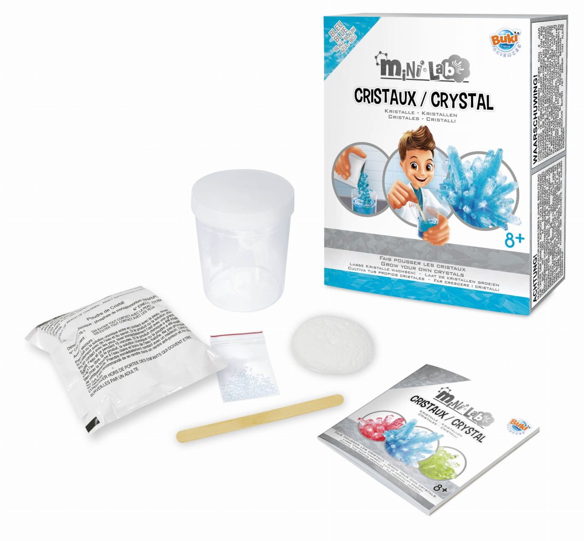 Buki: zestaw naukowy Mini lab HODOWLA KRYSZTAŁÓW 8+ - obrazek 3