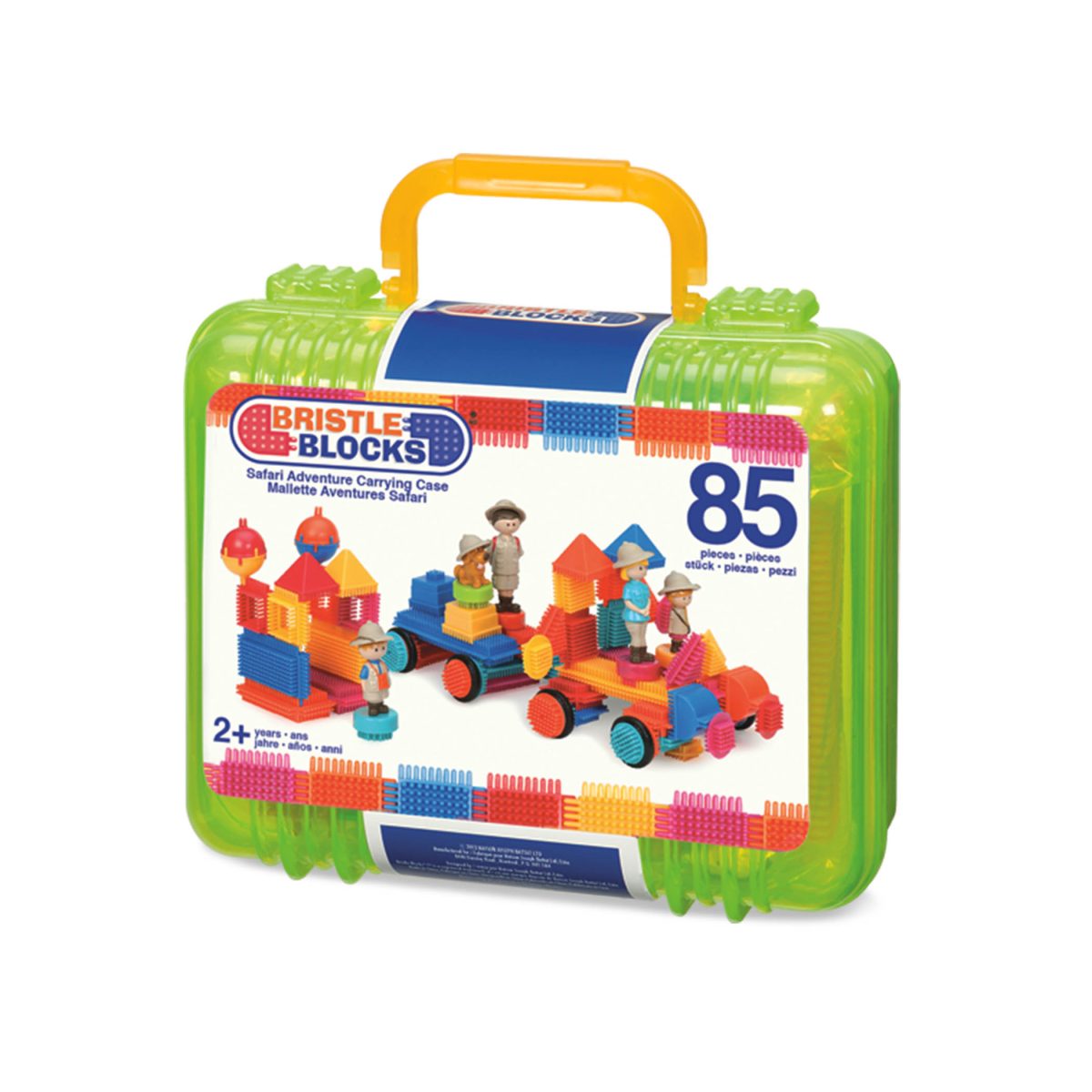 BRISTLE BLOCKS: KLOCKI JEŻYKI zestaw SAFARI Adventure w walizce, 85 el. - obrazek 1