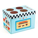 Djeco: Materiałowe pudełko siedzisko KUCHENKA