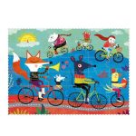 Londji: Puzzle dla dzieci, Na rowerach, Bicicletta, 36 EL. - obrazek 2