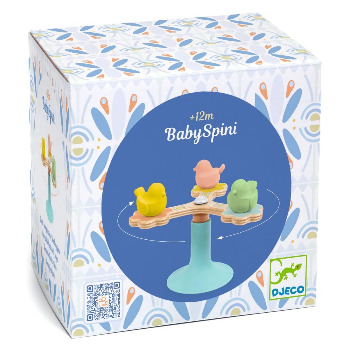 Djeco: Zabawka wczesnorozwojowa BABY SPINI 12m+ - obrazek 1