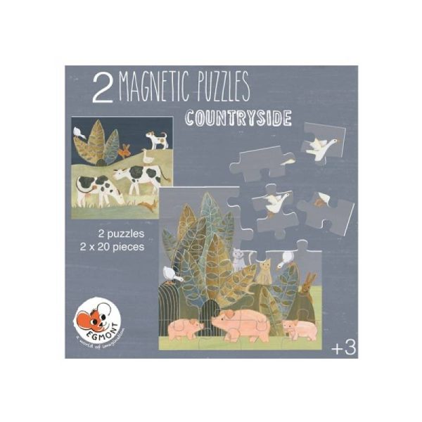 Egmont Toys®: puzzle magnetyczne Wieś