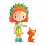 Djeco: TINYLY Domek walizka z figurkami Sylvia & Fox 4+ - obrazek 2