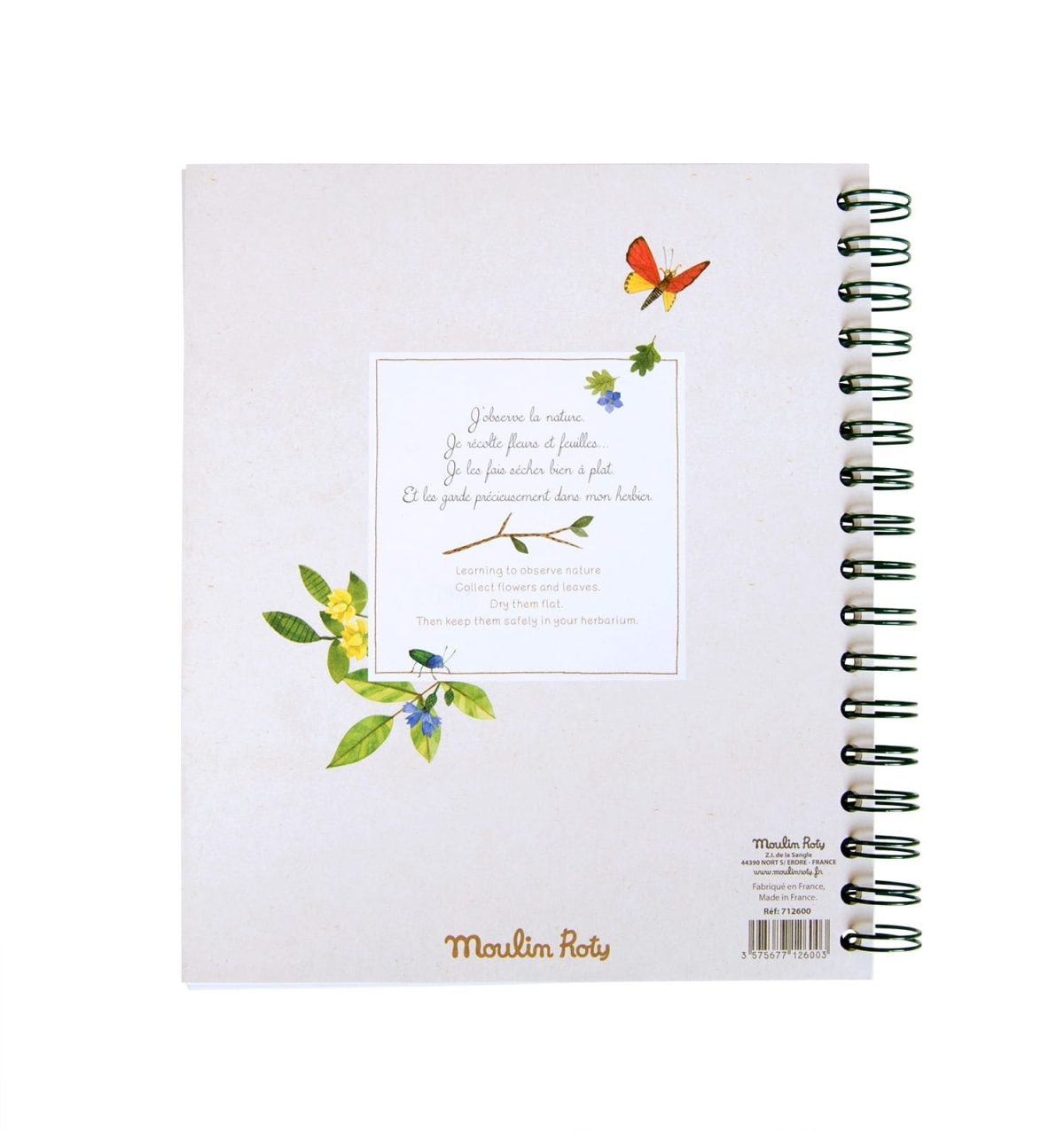 712600X Moulin Roty: Herbarium - zielnik LE JARDIN DU MOULIN - obrazek 3