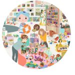 Djeco: Puzzle obserwacja SKLEP Z ZABAWKAMI 100 el. - obrazek 2