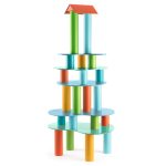 Djeco: Tekturowe klocki konstrukcyjne TUBULO 4+ - obrazek 2