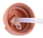 Beaba: tritanowy bidon niekapek ze słomką 300 ml Terracotta - obrazek 3