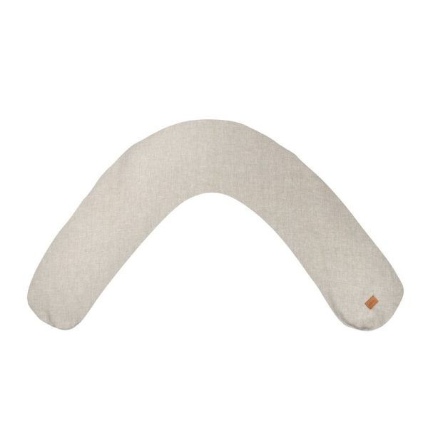 Beaba: ergonomiczna poduszka rogal dla kobiet w ciąży i karmiących Big Flopsy ™ Linen - Natural