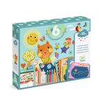 Djeco: Zestaw art. 6w1 KOTEK I PRZYJACIELE 18m+