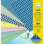Djeco: Ozdobne kartki do origami 100 szt. NATSU