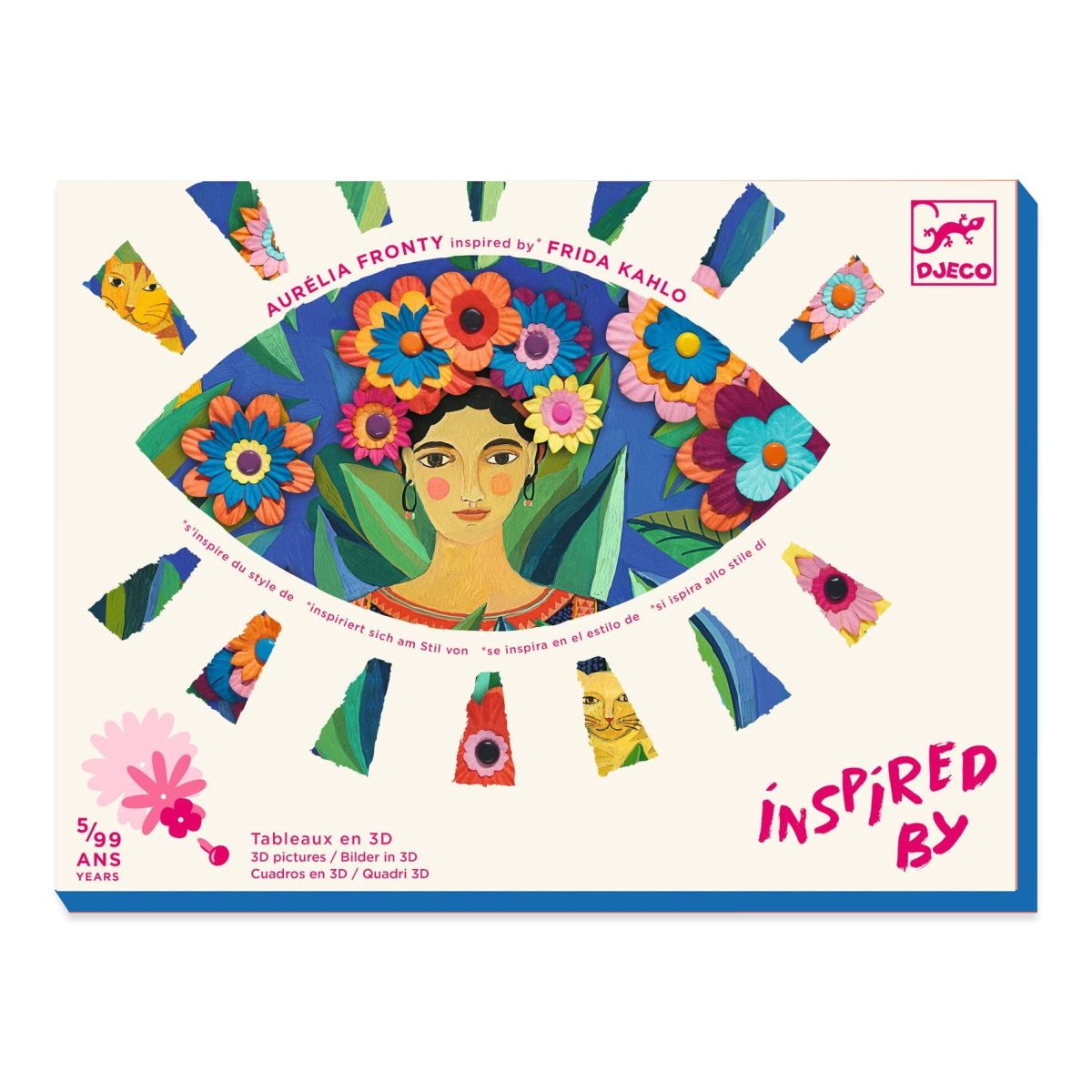 Djeco: Zestaw artystyczny INSPIRACJE - FRIDA 5+ - obrazek 1