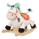 B.toys: Rodeo Rocker Spotty – pluszowy KOŃ na biegunach