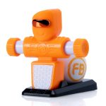 Fat Brain Toy: Piłkarzyki Foosbots - POMARAŃCZOWY Piłkarz - obrazek 3