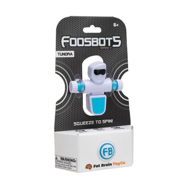 Fat Brain Toy: Piłkarzyki Foosbots - Biały Piłkarz