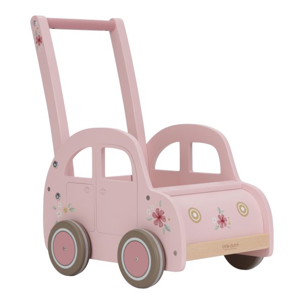 Little Dutch: drewniany pchacz Pink