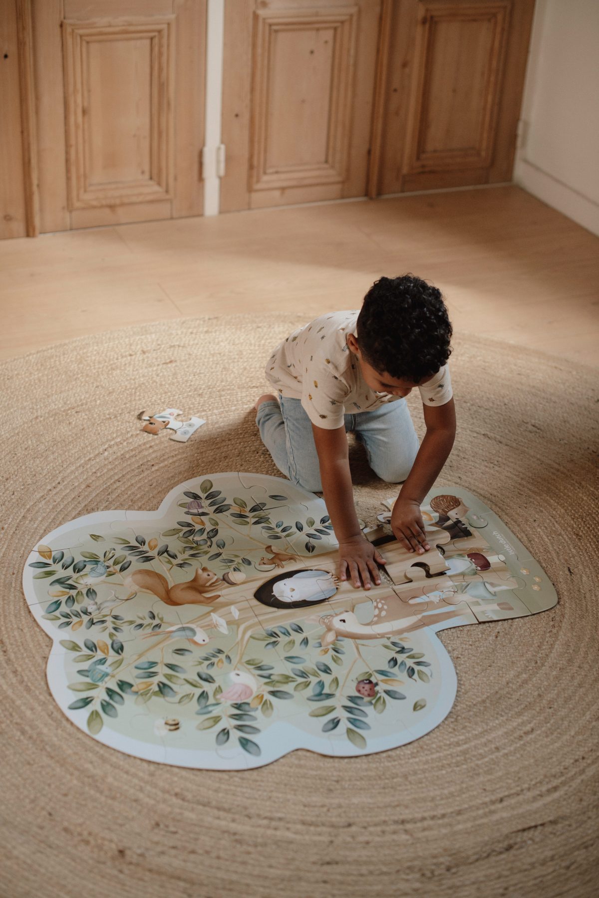 Little Dutch: puzzle XL Forest Friends - obrazek 2