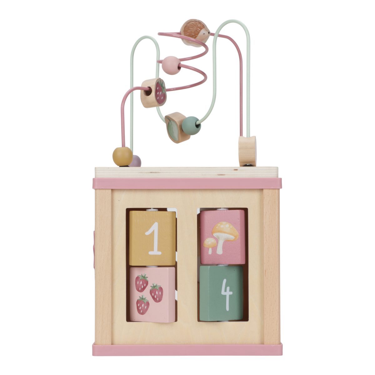 LD7331 - Product - Wooden activity cube - Fairy Garden (3) Little Dutch: drewniana kostka aktywizująca Fairy Garden - obrazek 5