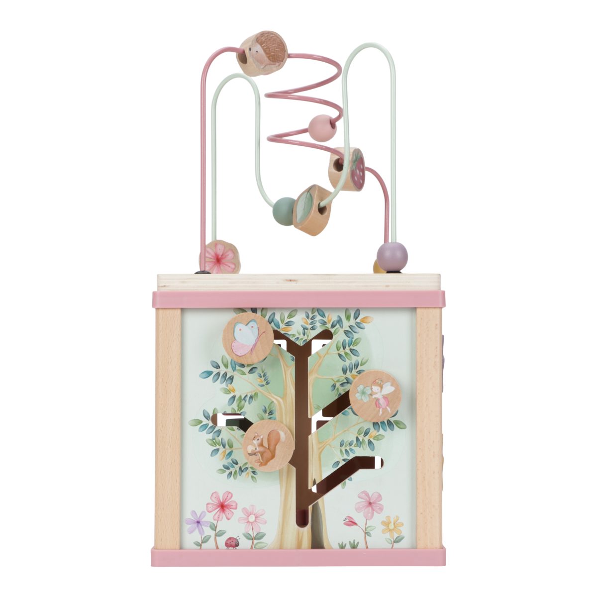 LD7331 - Product - Wooden activity cube - Fairy Garden (6) Little Dutch: drewniana kostka aktywizująca Fairy Garden - obrazek 6