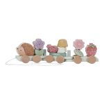 Little Dutch: drewniany pociąg układanka Jeż Fairy Garden