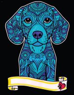 COLORVELVET: Kolorowanka Welwetowa A4 Beagle - obrazek 2