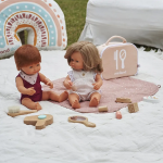 Miniland: drewniany zestaw do makijażu - obrazek 2