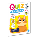Kapitan Nauka: Quiz dla 3-latka. Książka z naklejkami