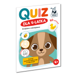 Kapitan Nauka: Quiz dla 4-latka. Książka z naklejkami