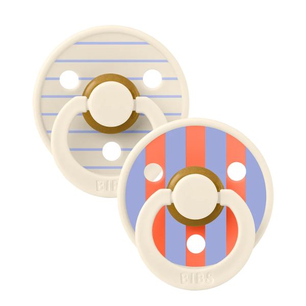 BIBS: STUDIO COLOUR smoczek uspokajający kauczuk Hevea 2-pack IVORY & HUSH S