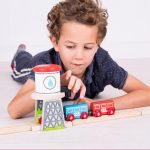 BIGJIGS: Zestaw do Kolejki Drewnianej - WIEŻA Z WODĄ - obrazek 3