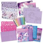 Nebulous Stars: szkicownik z kredkami i naklejkami L Konie Firiaz&Daliaz - obrazek 6