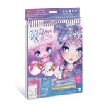 Nebulous Stars: szkicownik z kredkami szablonami i naklejkami M Nebulia