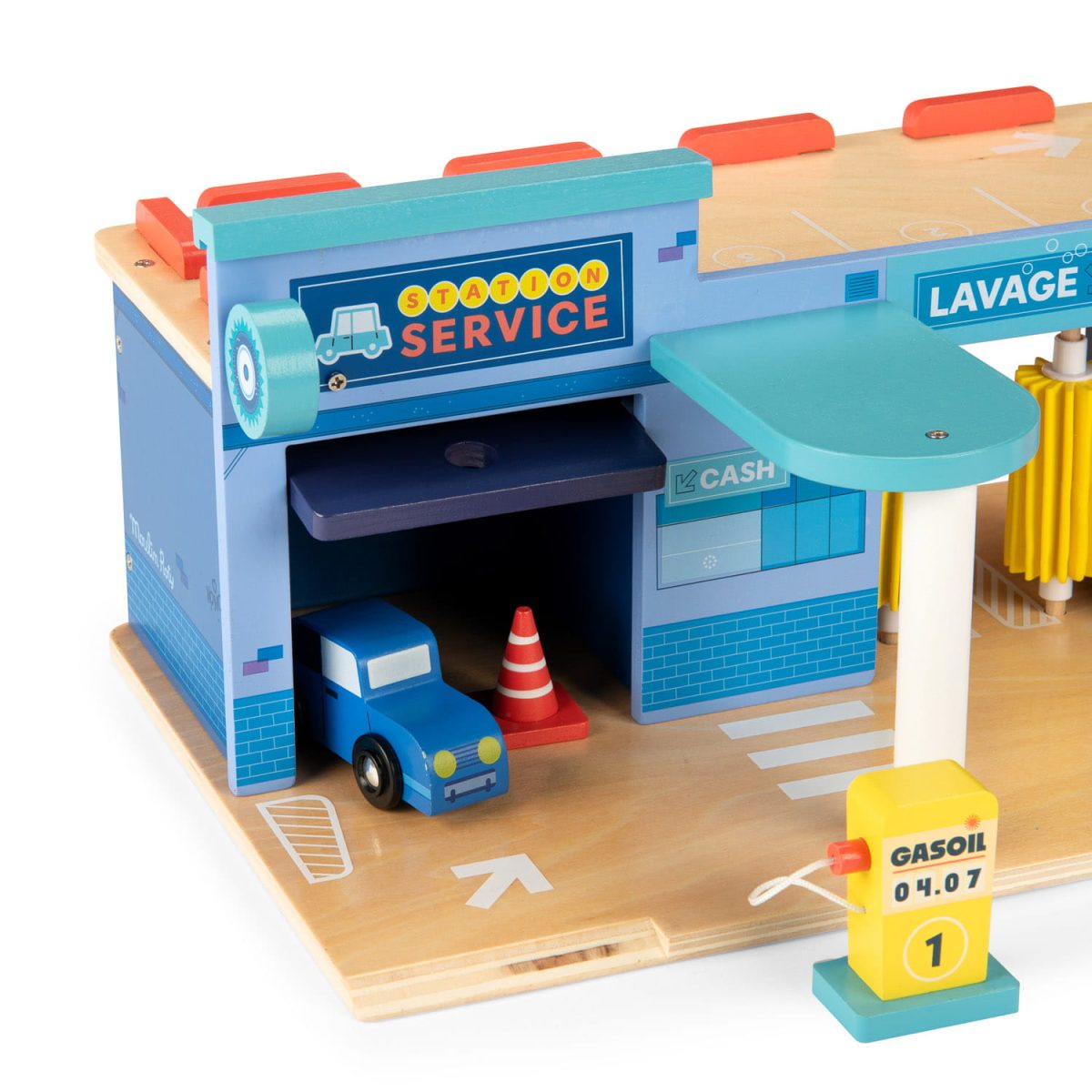 Moulin Roty: Drewniana stacja benzynowa AVENUE DU MOULIN - obrazek 3