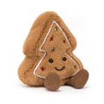 JellyCat: Wesoła Piernikowa Choinka 14 cm
