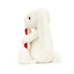 Jellycat: Wesoły Króliczek z Cukierkową Laską 18 cm - obrazek 2
