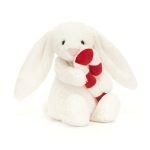 Jellycat: Wesoły Króliczek z Cukierkową Laską 18 cm