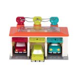 b.toys: 3-Car Garage - stanowiskowy GARAŻ z autkami i kluczami - obrazek 3