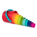 b.toys: Stack up Cups – zestaw kubełków do piętrowania z wiaderkiem - obrazek 2