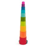 b.toys: Stack up Cups – zestaw kubełków do piętrowania z wiaderkiem - obrazek 3